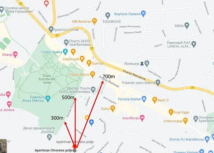 Апартаменты Otvoreno Polje